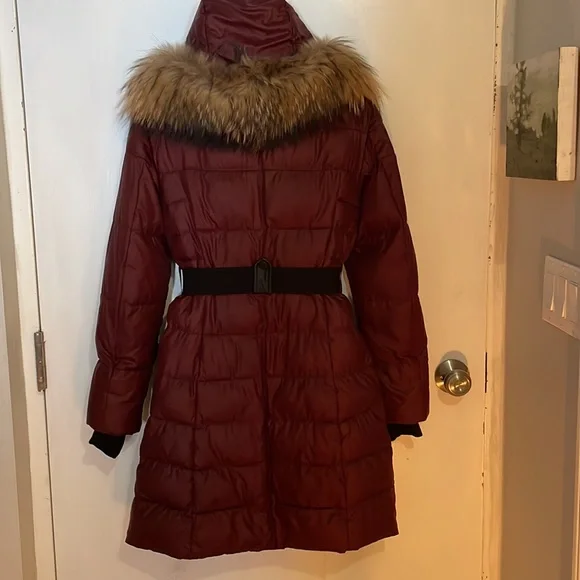 Sicily Italy belted parka excellent used condition dry cleaned - Picture 4 of 15